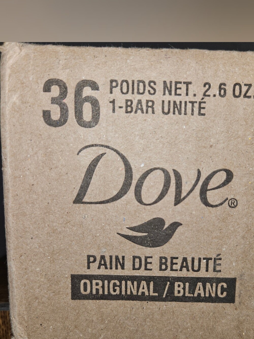 Box Of 36 Dove Soap Bars